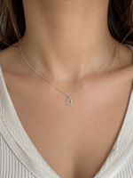 Silberne Herzkette
