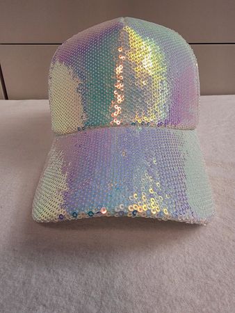 Glitzernde Cap mit Pailletten, für die Ultimative Party