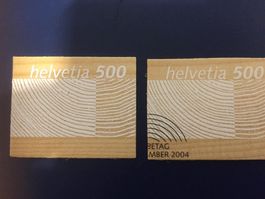 2004 Sondermarke Rohstoff Schweizer Holz** + ET