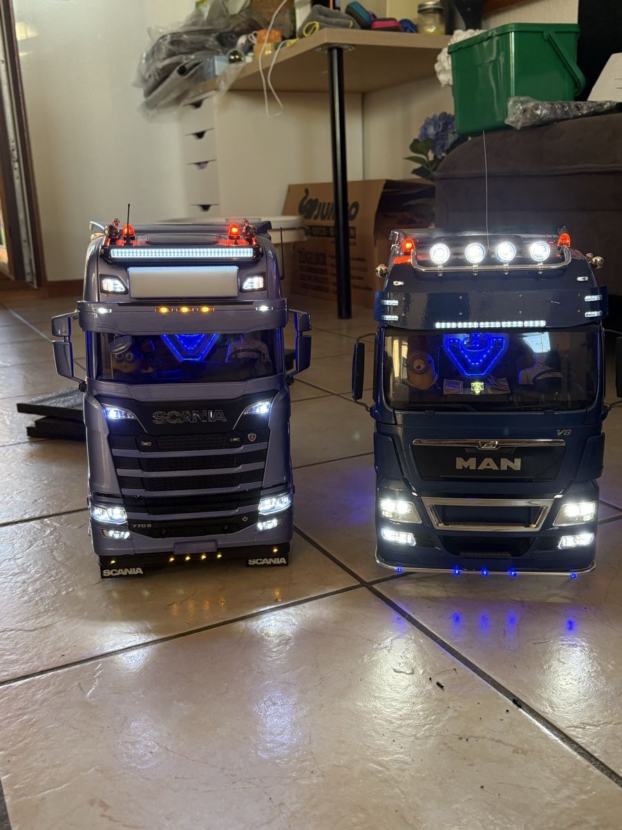 Tamiya Modellismo RC: Tamiya Scania et man – Usato da Mézières FR venduto da Paulwalke3 1