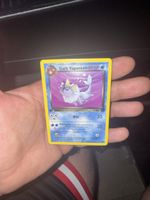 Pokemon Dark Vaporeon Karte 1. Edition gut erhalten