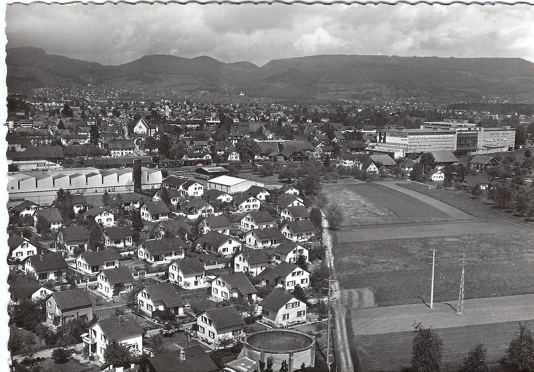 Cartoline postali: Suhr, Teilansicht – Usato da Buchs AG venduto da Baerfisch