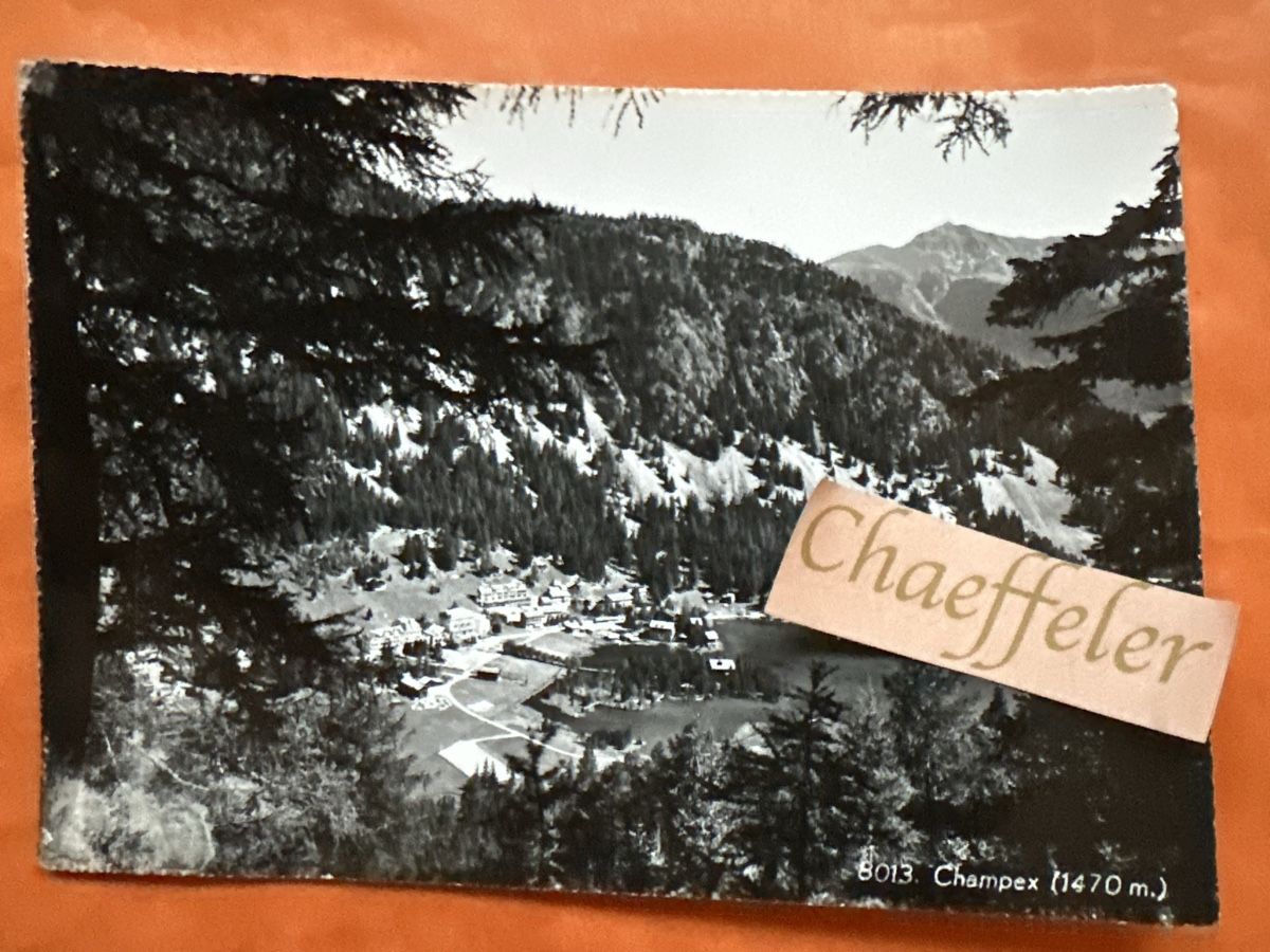 Cartes postales: 1966 8013 Champex Wallis  – D'occasion à Zürich par Chaeffeler