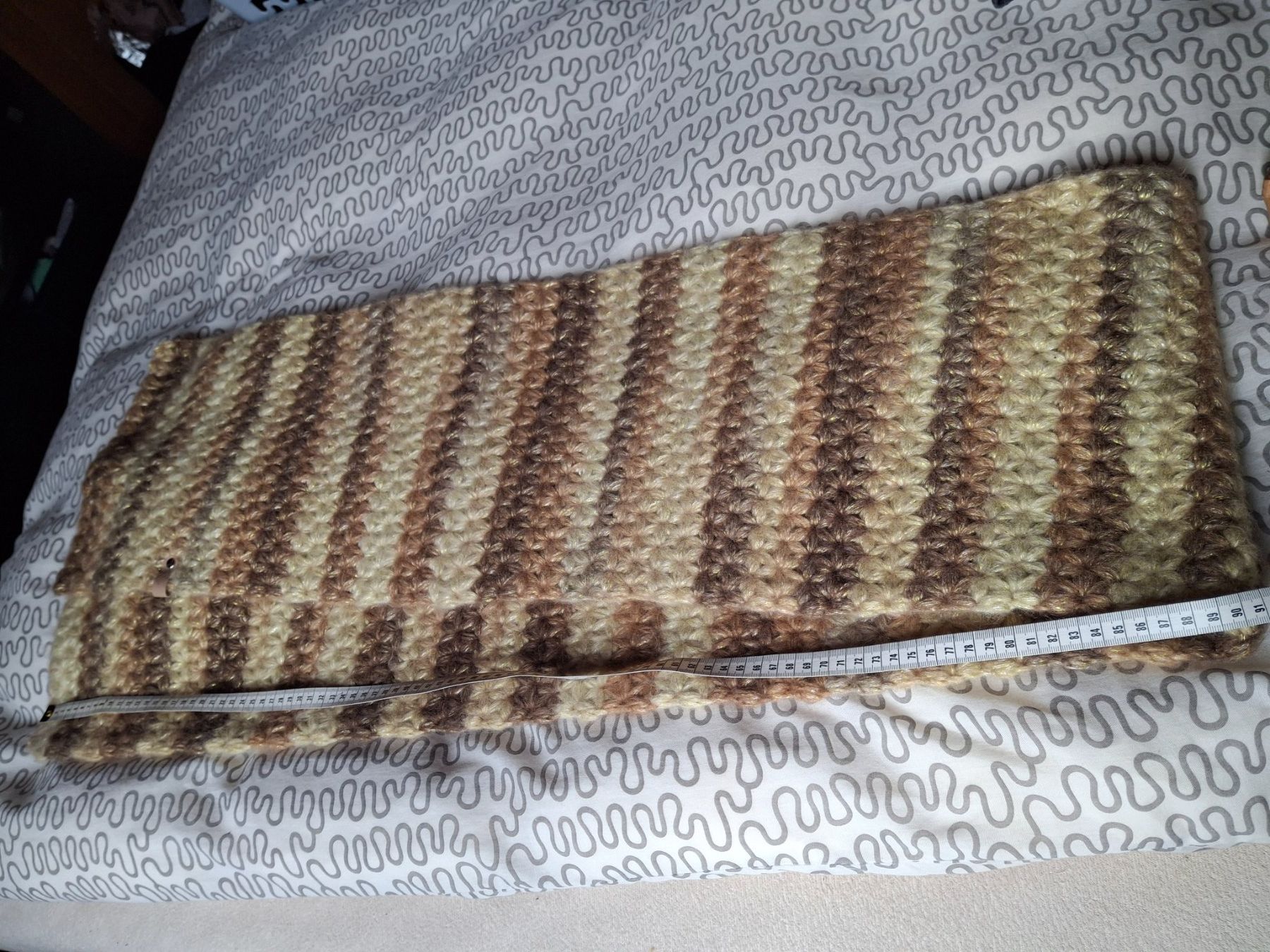 Foulard & Sciarpe: Fait main crochet écharpe 28 x 180 cm – Nuovo (secondo la descrizione) da Villiers venduto da san_jn5w 4
