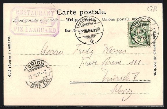 Cartes postales: St. Moritz-Dorf, Teilansicht und die Lan – D'occasion à Berlin par bartko-reher 1