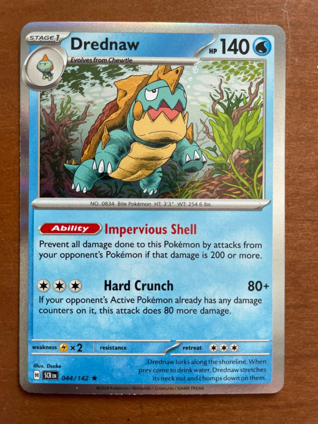 Pokémon Carte collezionabili: Pokemon Drednaw Holo ENG (Versand gratis) – Nuovo (secondo la descrizione) da Chur venduto da Angerson