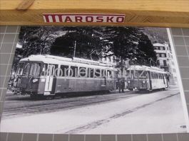 Echtfoto: Schwanden mit Sernftalbahn, ca 1968, Sernftalbahn