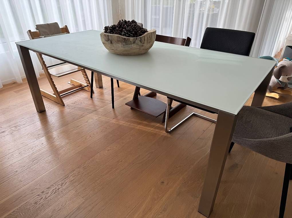 Tavoli: Interio Esstisch "Sicherheitsglas" – Usato da Netstal venduto da Zurichsee