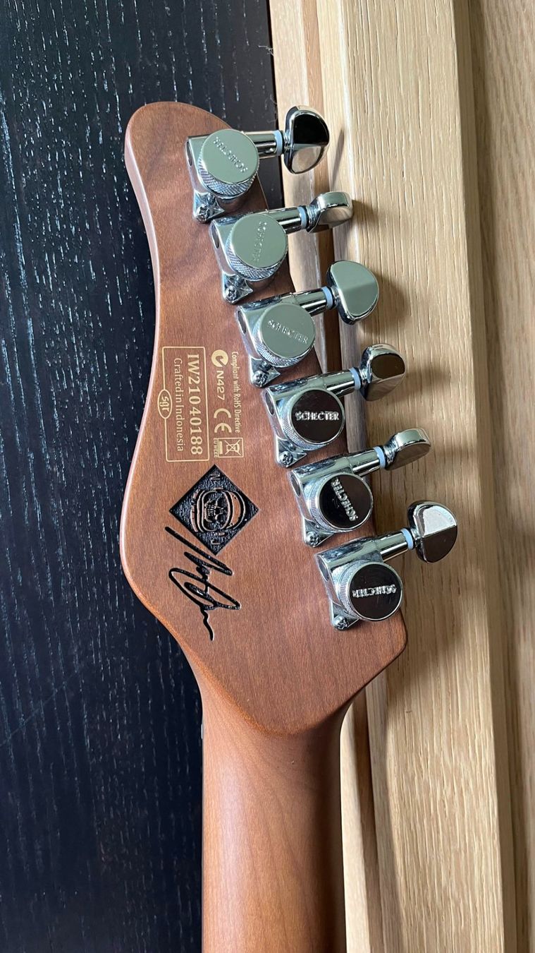 Schecter Strumenti musicali: Schecter Signature Nick Johnston SSS Atomic Frost Gebraucht – Usato da Unterterzen venduto da Anni_Bruch 4