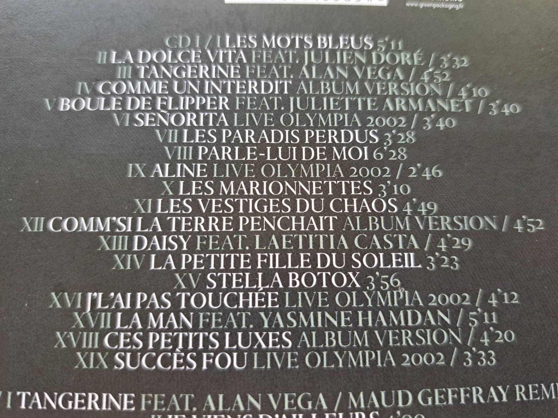 CDs: Cd Christophe - Ultime – D'occasion à Pully par bro_n52j 2