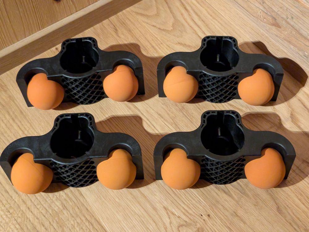 Rocker feet / plate für Rollentrainer wie Wahoo Kickr Core (Neu (gemäss ...