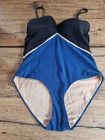 Zeus Dione Badeanzug, Grösse 40/42, Blau/Schwarz - Sommer!