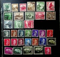ALLEMAGNE DEUTSCHES REICH TIMBRES OBLITÉRÉS 1938-1942 / T165