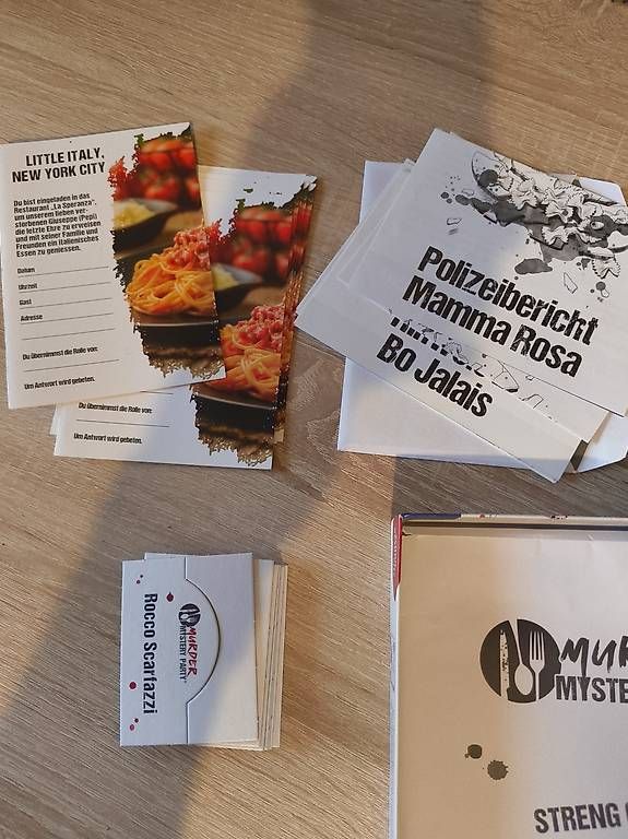 Kosmos Giochi: Krimidinner Pasta und Pistolen – Usato da Worben venduto da tob_2c6h