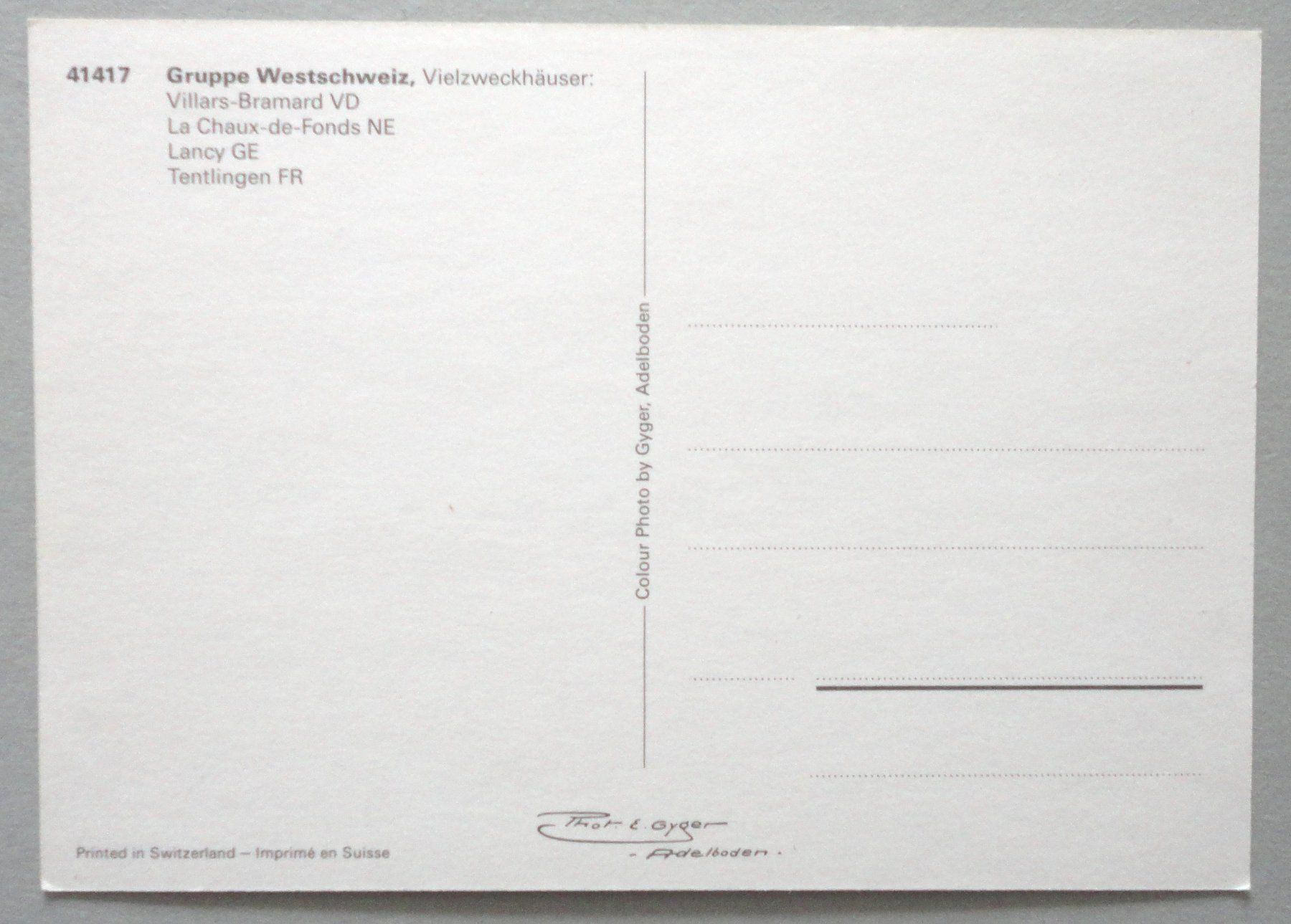 Ansichtskarten: Freilichtmuseum Ballenberg – Gebraucht aus Fétigny von Billy2miny 1
