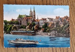 Basel, Pfalz und Münster 1956 intetessanter Stempel