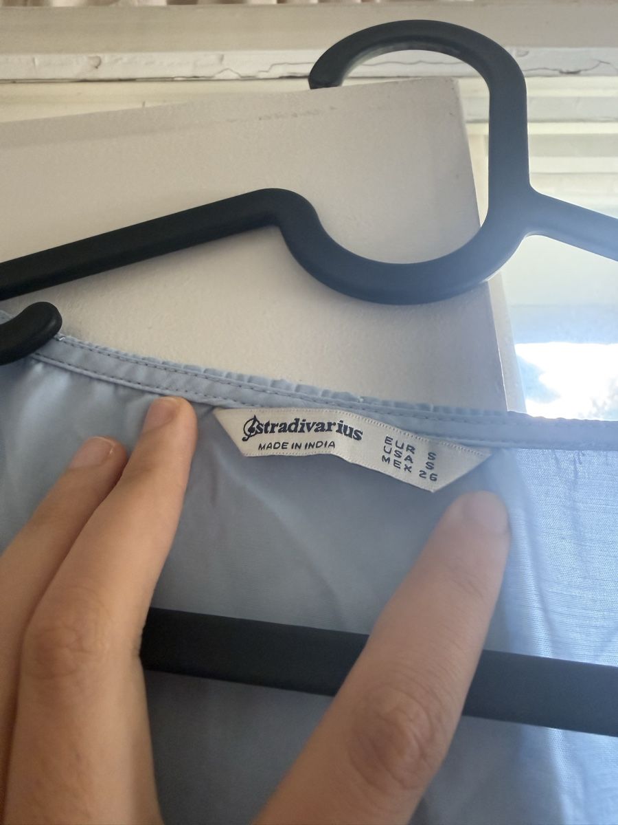 Stradivarius Vestiti: Stradivarius Maxikleid Hellblau – Usato da Zürich venduto da lin_8l8c 1