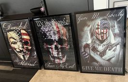 3 Bilder von Daveed Benito–Totenkopf/V wie Vendetta
