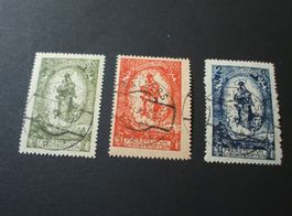 Liechtenstein Satz 1920, 80. Geburtstag, gestempelt