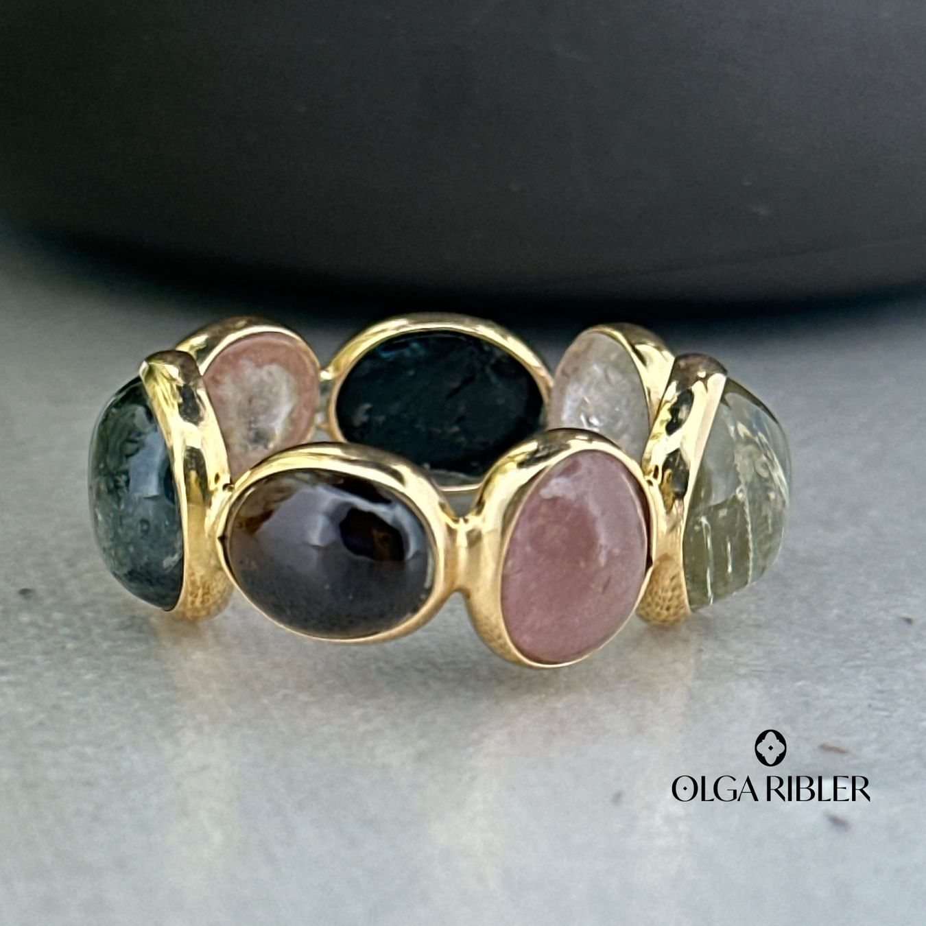 Olga Ribler Anelli: Turmalin Ring Sterling Silber  Ringgrösse 58 – Nuovo (secondo la descrizione) da Luzern venduto da Schmuckoutlet 6