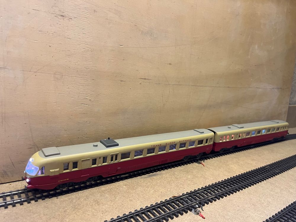 FS TEE Triebwagenzug ALn 448 Rivarossi H0 AC Digital (Gebraucht) in ...