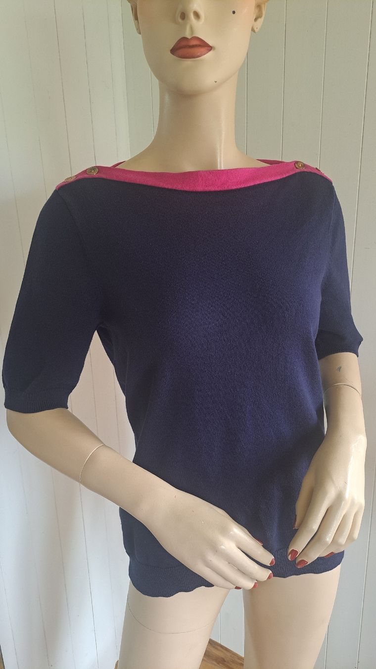 Ralph Lauren Pullover & Sweatshirts: RALPH LAUREN PETITE y2k Halbarm Pullover Pulli PL M 38 40 – Gebraucht aus Mollis von Fauchi99