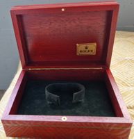 Rolex Uhrenbox Box Schatulle Edelholz Mahagoni