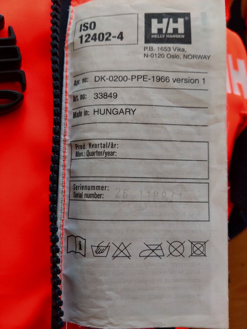 Helly Hansen Giubbotti di salvataggio: Schwimmweste Helly Hansen 10-25 kg #2 – Usato da Schenkon venduto da kkm2 3
