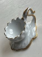 Eierbecher Camina Hand made Porzellan mit Goldrand(S24)
