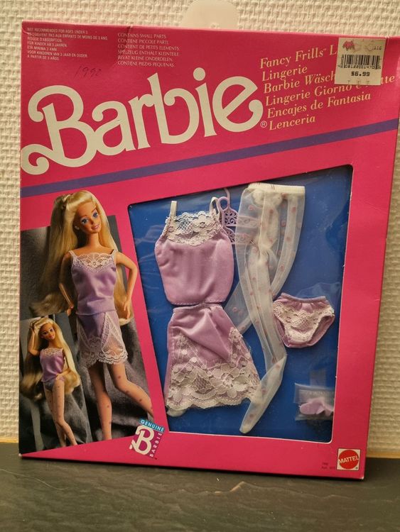 Barbie n° 7084 tenue lingerie Fancy Frills neuf boite 1989
