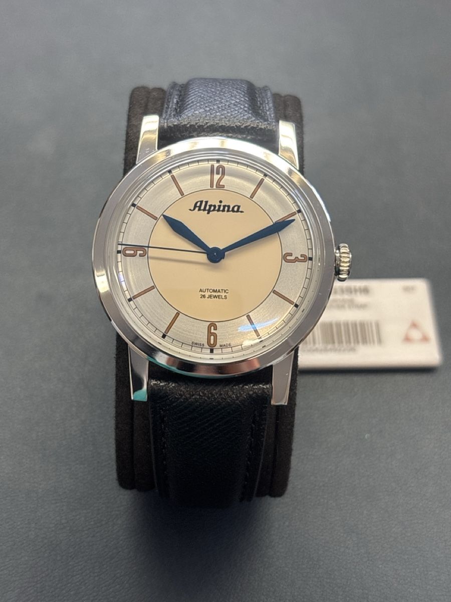 Alpina Uhren: Alpina Startimer Pilot Heritage Watch New Condition – Neu (gemäss Beschreibung) aus Zermatt von Wega.Boutique