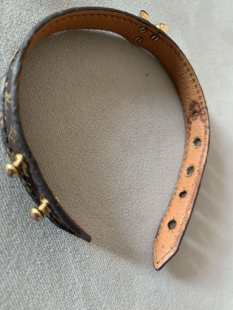 Louis Vuitton Bracciali & Braccialetti: Louis Vuitton Leder Armband – Usato da Bergdietikon venduto da zor_856j 3