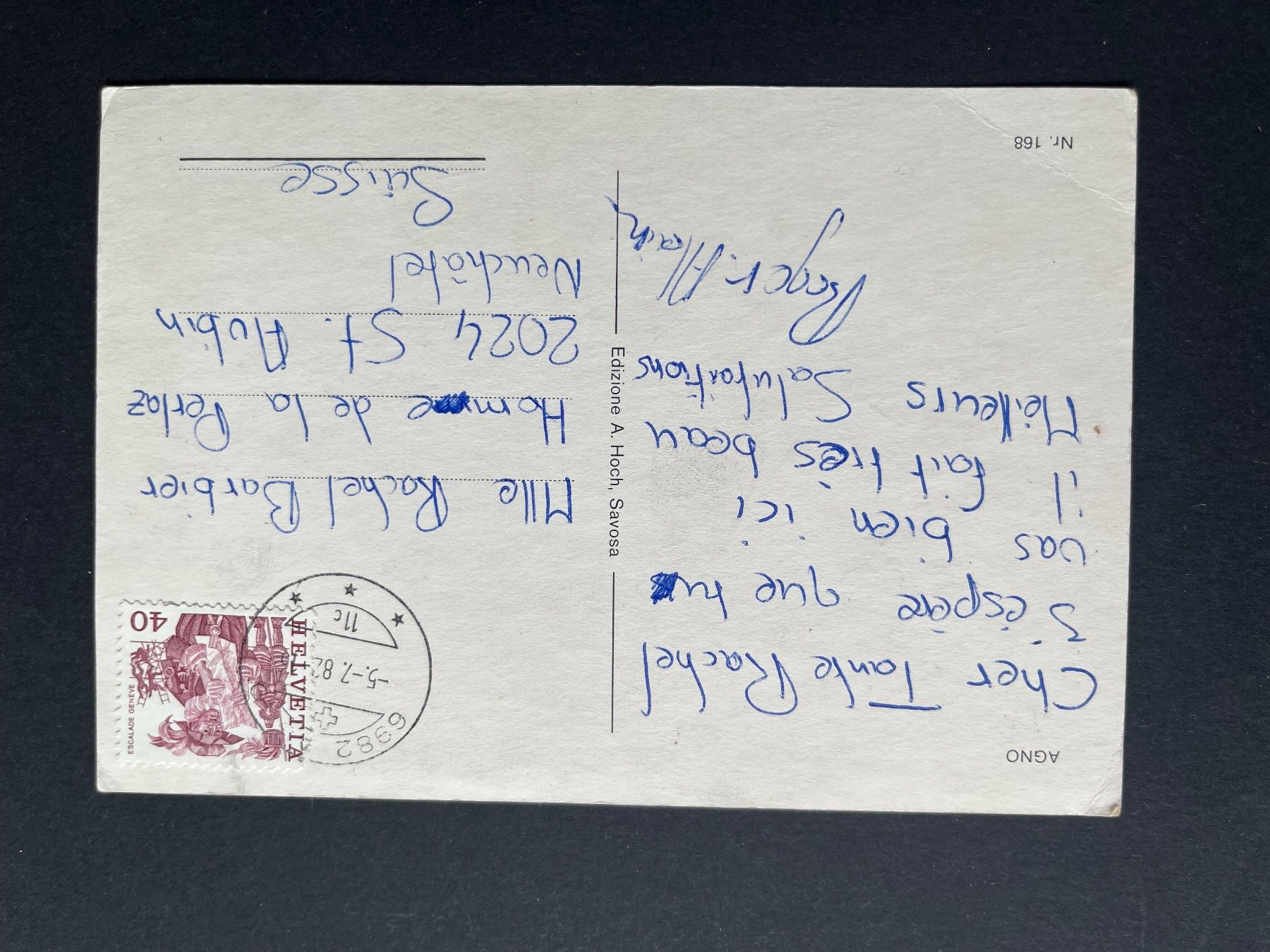 Cartoline postali: AGNO, 3 Ansichten, Bahn – Usato da Ostermundigen venduto da DaxKarten-75 1
