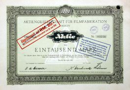 AG für Filmfabrikation, Berlin - 1921