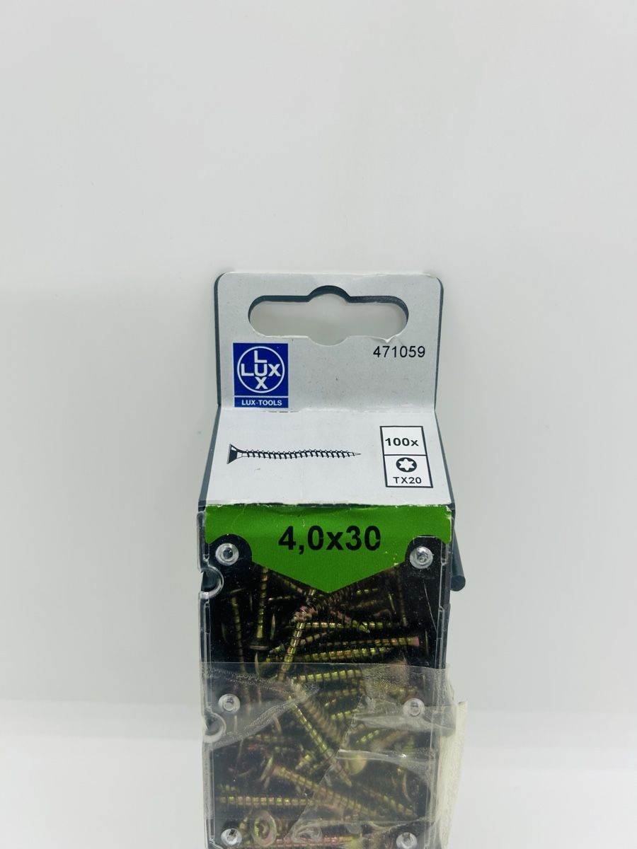 Lux Tutti gli attrezzi: [NEU]: Lux-Tools Spanplattenschrauben 4x30mm – Nuovo e nell'imballaggio originale da Arni AG venduto da CreaFlex 1