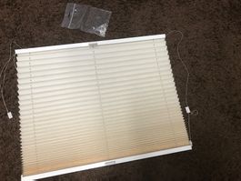Fenster Plissee hellbeige
