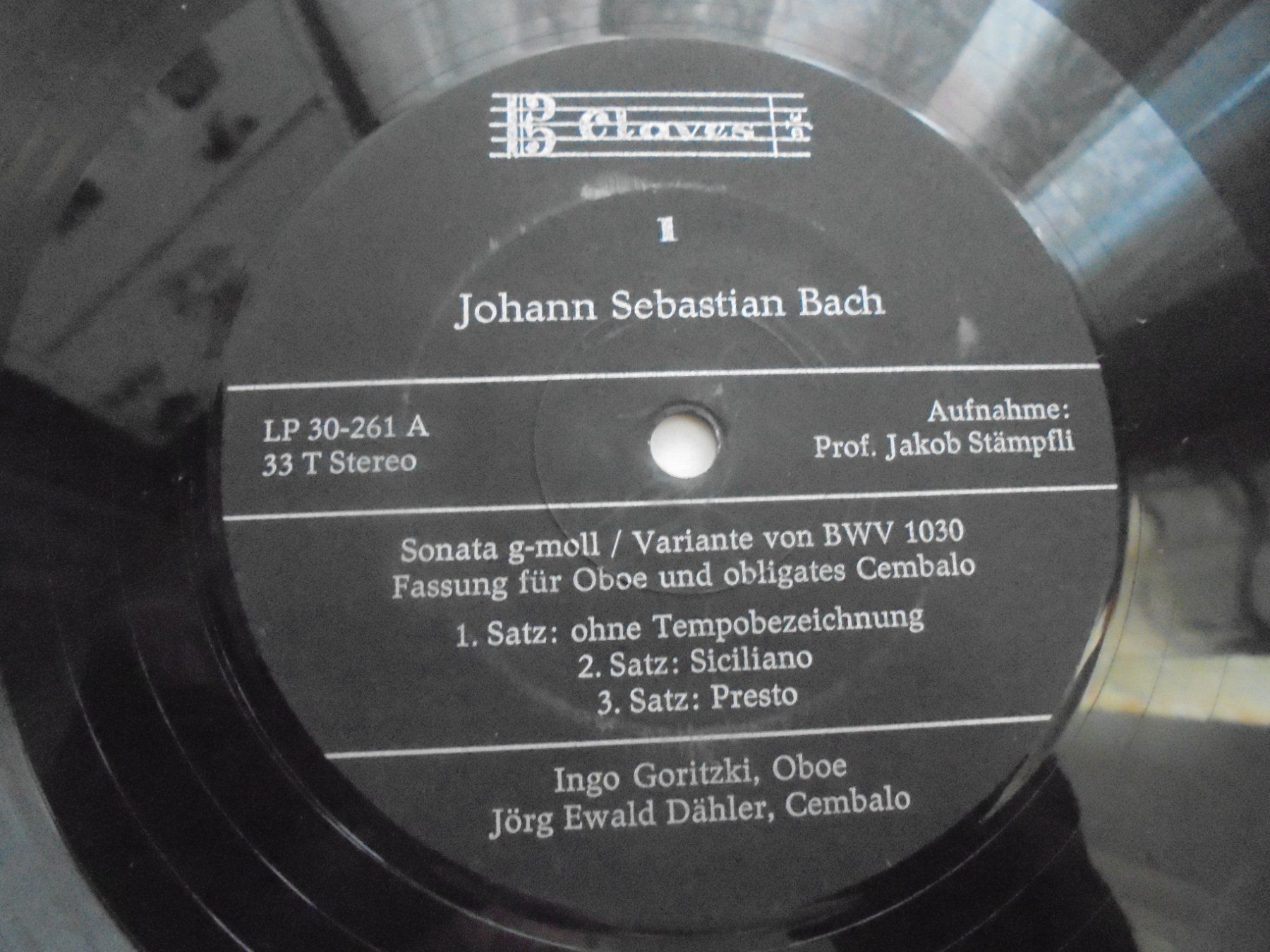 Schallplatten: Bach, Vivaldi / Ingo + Johannes Goritzki, Jörg Ewald Dähler – Gebraucht aus Crissier von Promopost 2