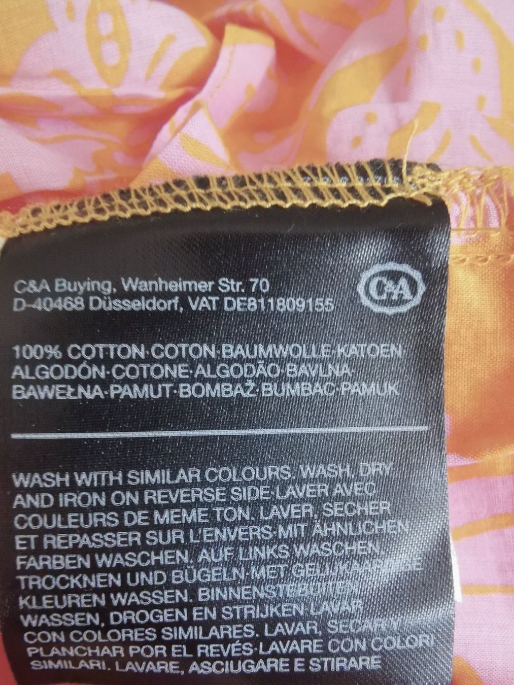 C&A Vestiti: Sommerkleid/Maxikleid, Gr.42, Baumwolle – Usato da Luzern venduto da Tavolna 5