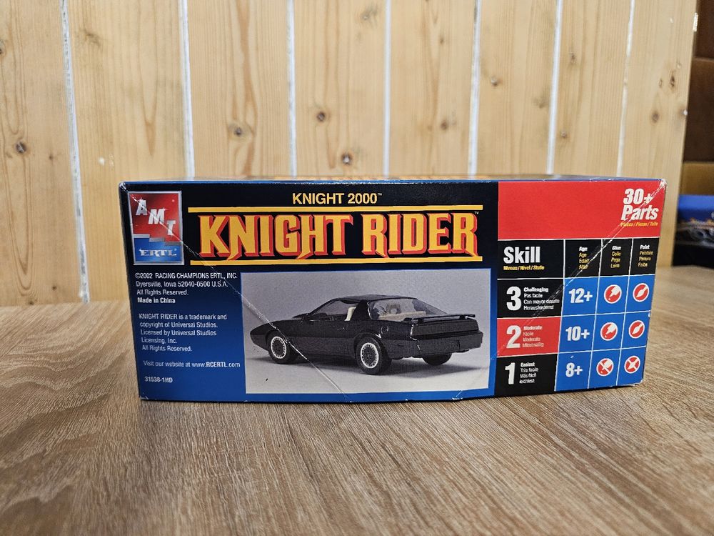 Knight Rider K.I.T.T Knight 2000 1:25 Bausatz (Neu und originalverpackt ...