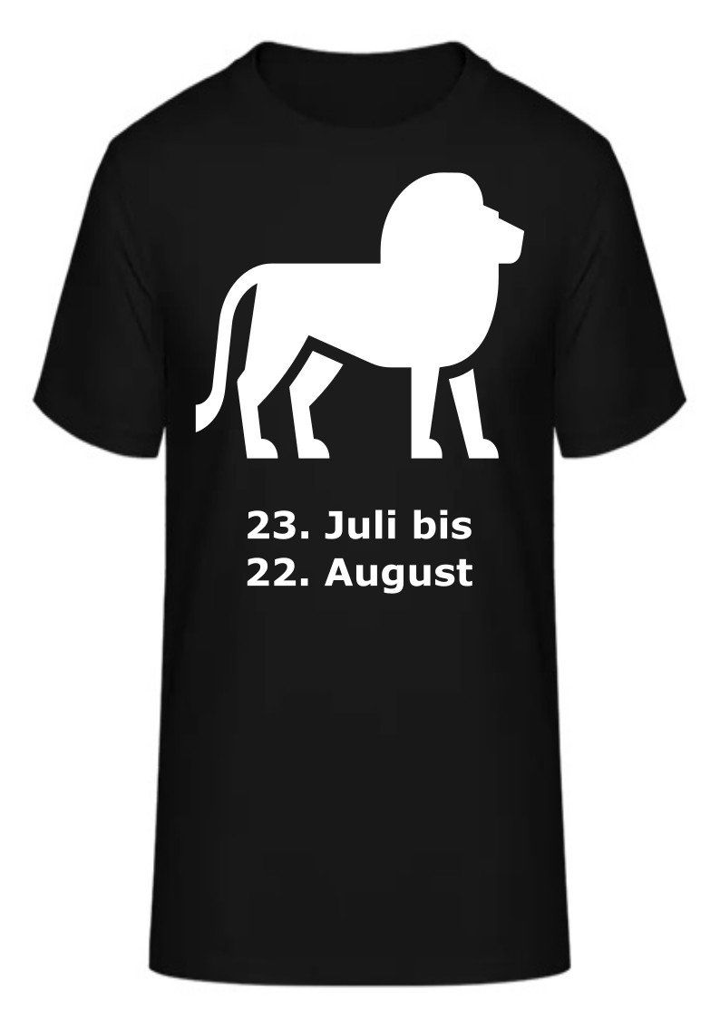 T-Shirts: T-Shirt Sternzeichen Löwe – Neu und originalverpackt aus Zürich von HarlacherIT