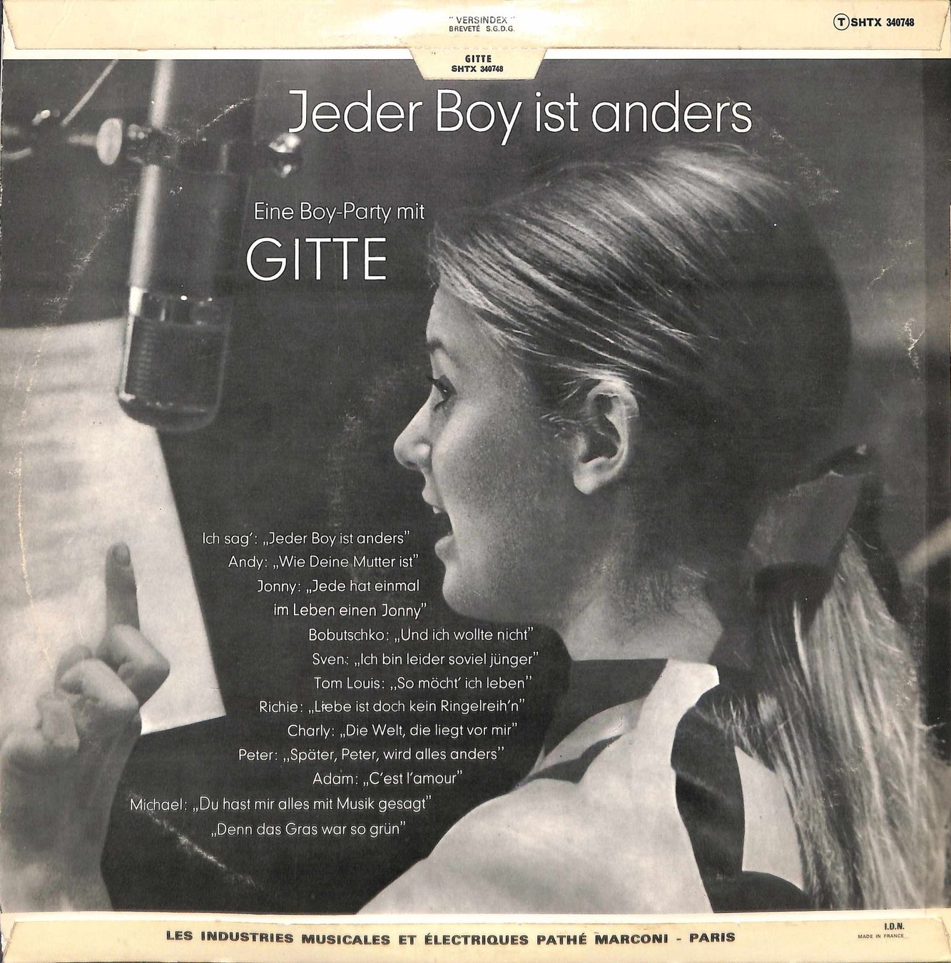 Vinyles: LP Gitte - Jeder Boy ist anders – D'occasion à Trimmis par Beax72 1