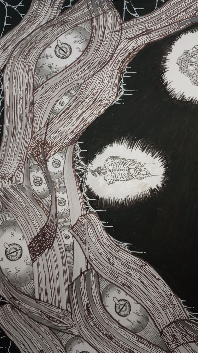 Dipinti: Oeuvre d'art alternative unique A3 paper goth grind core – Nuovo (secondo la descrizione) da La Chaux-de-Fonds venduto da eth_v2jd 3