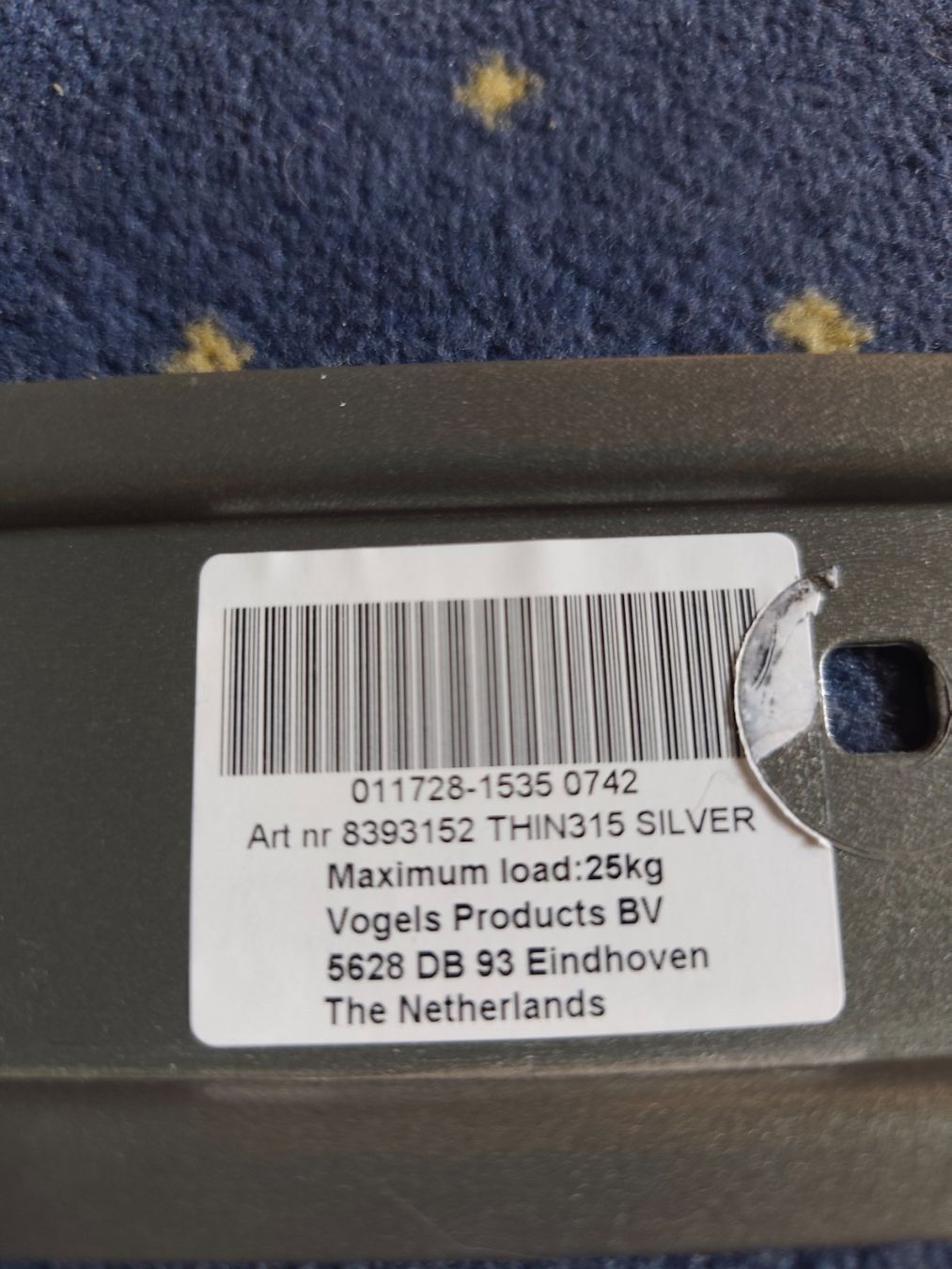 Wandhalterungen: Neigbare Vogels Thin 315 Wandhalterung bis 65" Flat-TV – Gebraucht aus Meggen von dakima 6