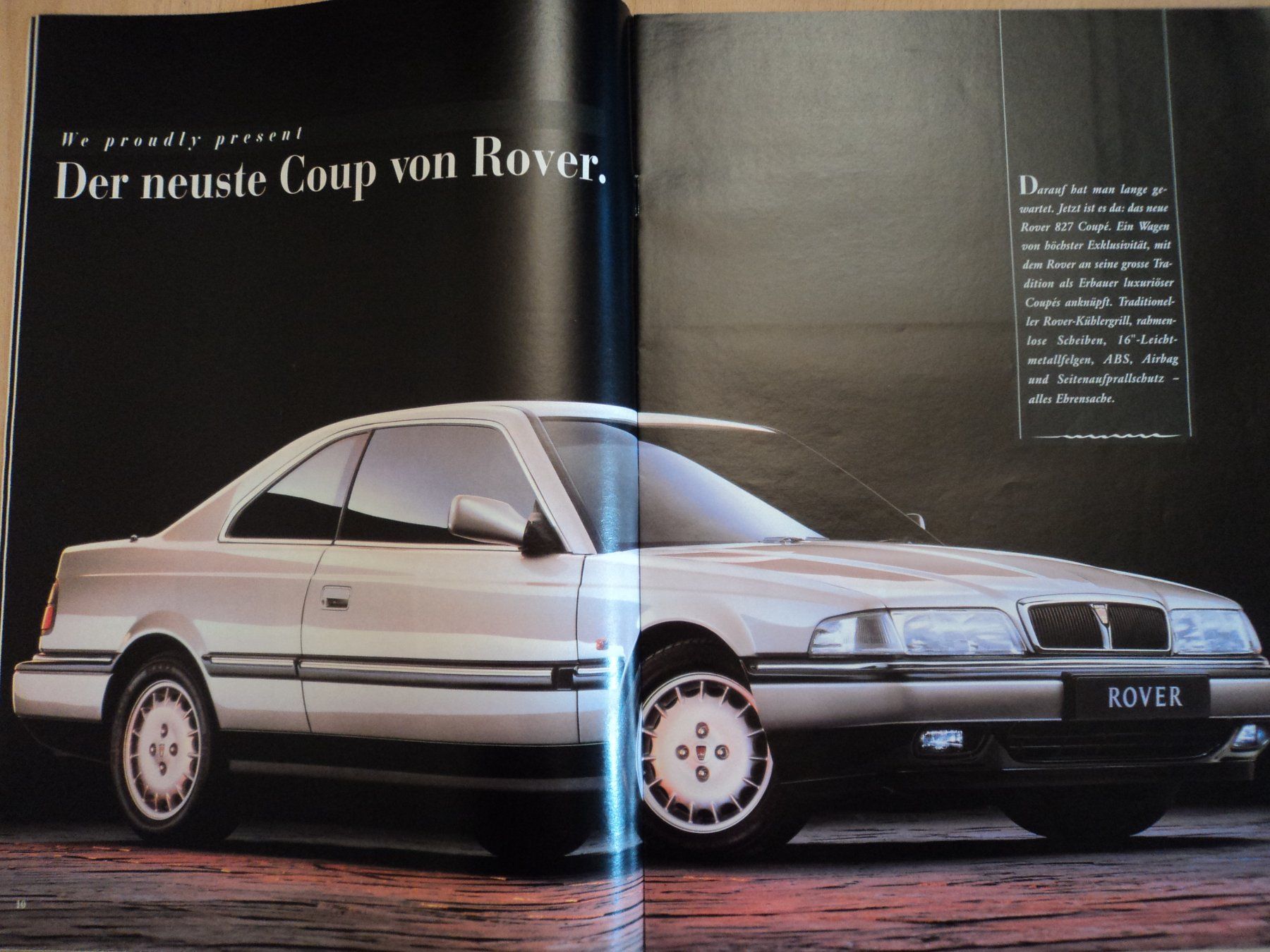 Rover Dokumente: Prospekt Rover Gesamtprogramm 1993 mit Mini, Discovery usw. – Gebraucht aus Schwarzenburg von modelCARama 6