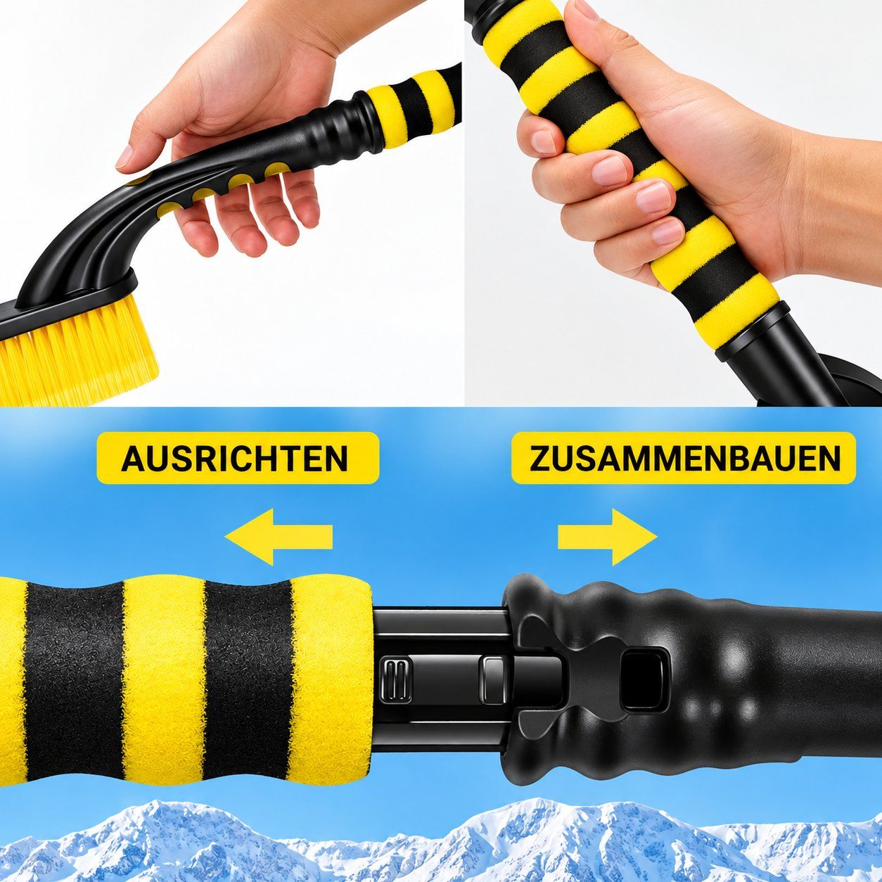 Sonstiges für Haushalt & Wohnen: Schneebürste mit Eiskratzer für Auto – Neu und originalverpackt aus Untersiggenthal von customs 4