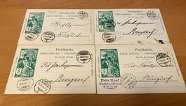 4 Postkarten