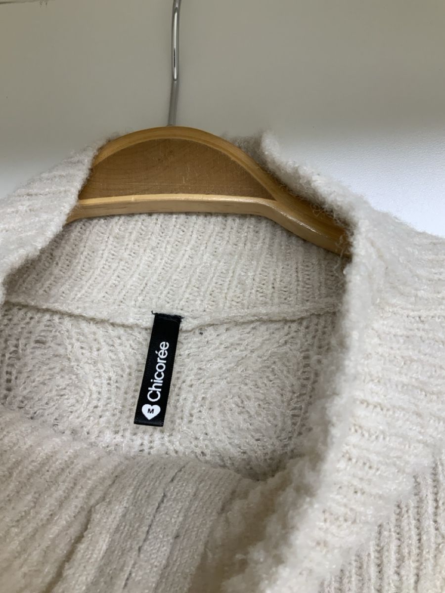 Maglioni & Felpe: Strickpullover Chicoree Reissverschluss beige Grösse M – Usato da Wallisellen venduto da AS.TZ. 2