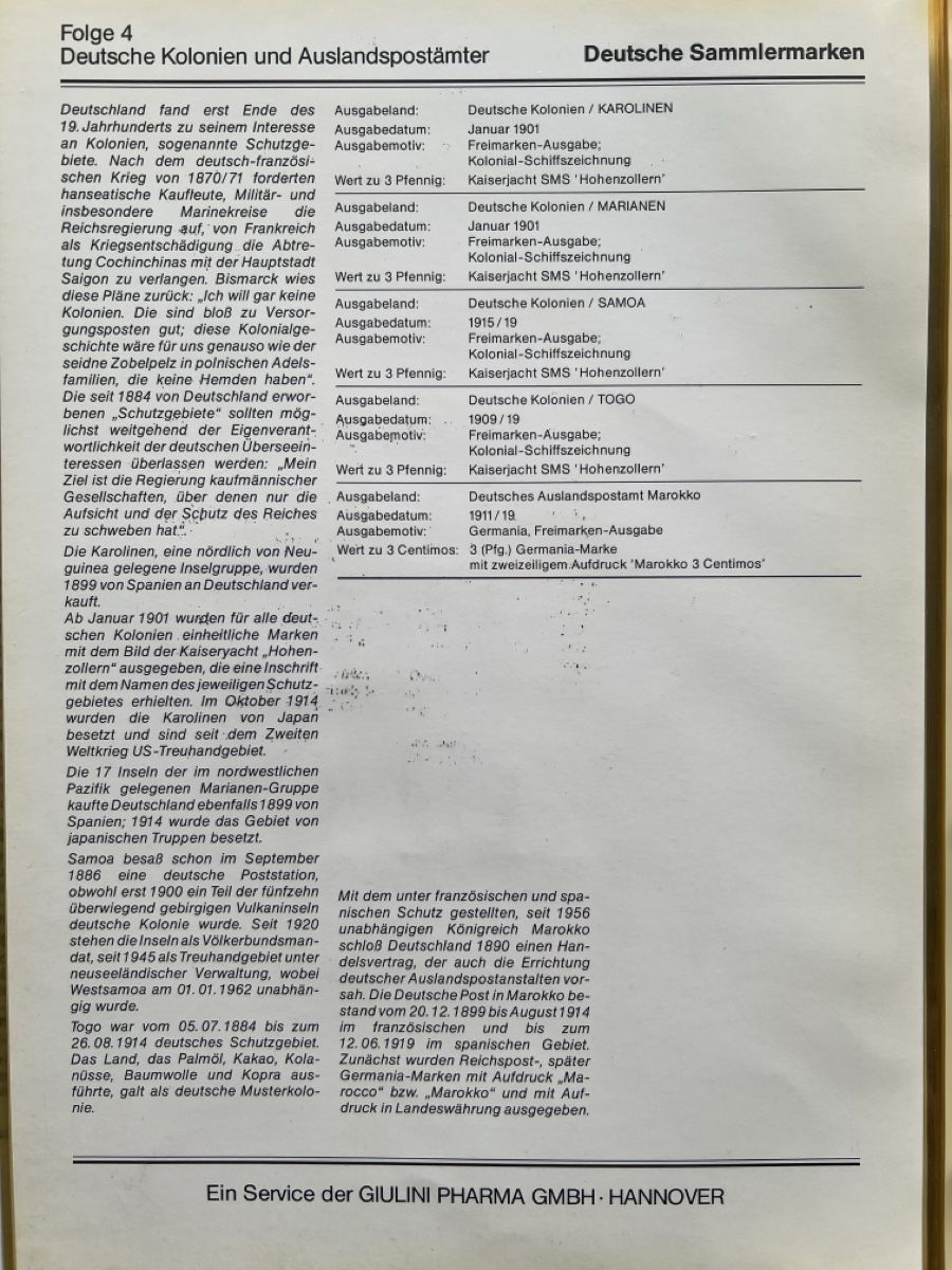Tutti i francobolli: Briefmarken Postfrisch in Sammleralbum – Nuovo (secondo la descrizione) da Glattbrugg venduto da Artos67 9