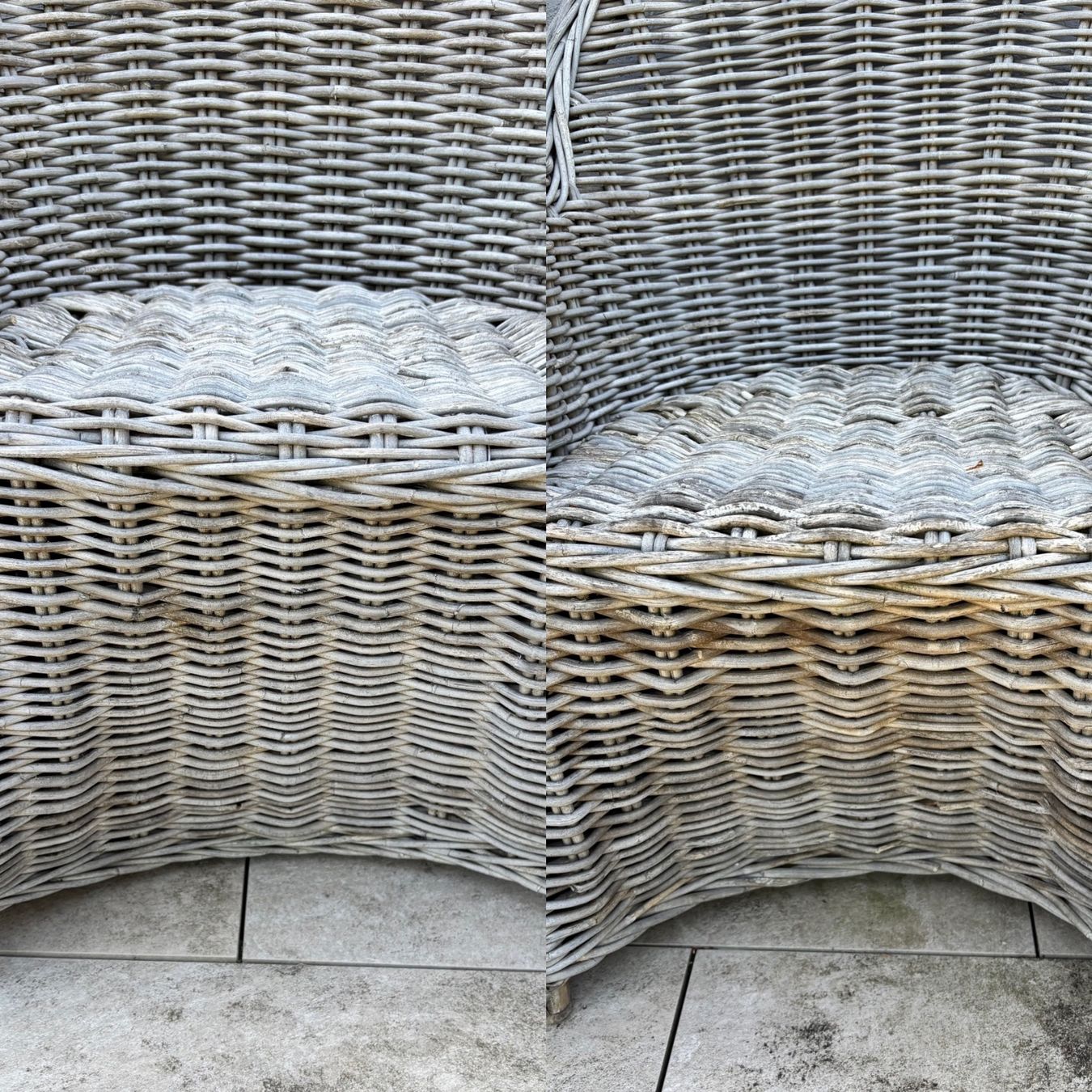 Poltrone: 2x Rattan Garten Sessel Grau / Beige | Gebraucht – Usato da Suhr venduto da twt_gb7n 3