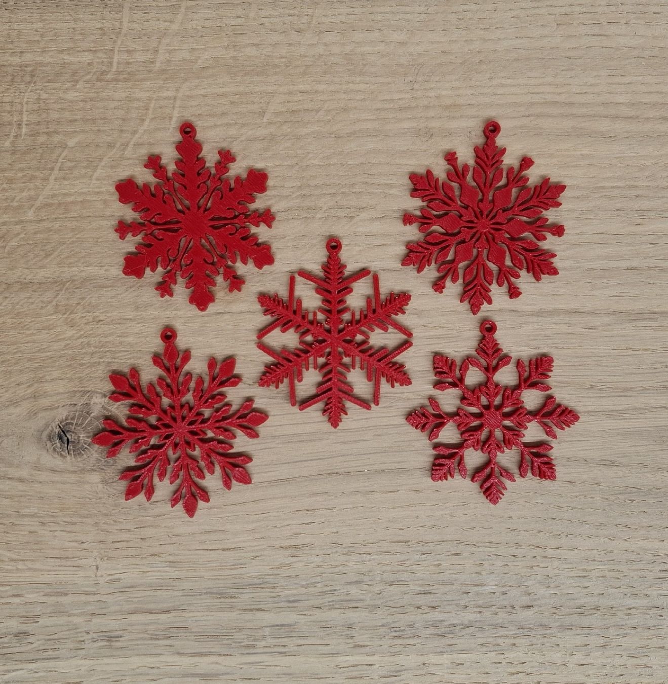 Tutte le decorazioni: 5er Set Schneeflocken Winterdeko Christbaum Schmuck – Nuovo e nell'imballaggio originale da Zug venduto da marc.attinger 1